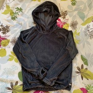 ZELLA girls velvet sweatshirt